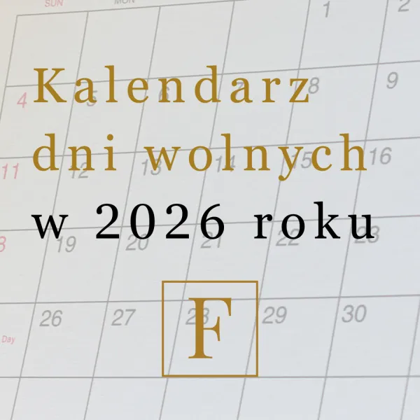 Kalendarz wolnych dni w 2026